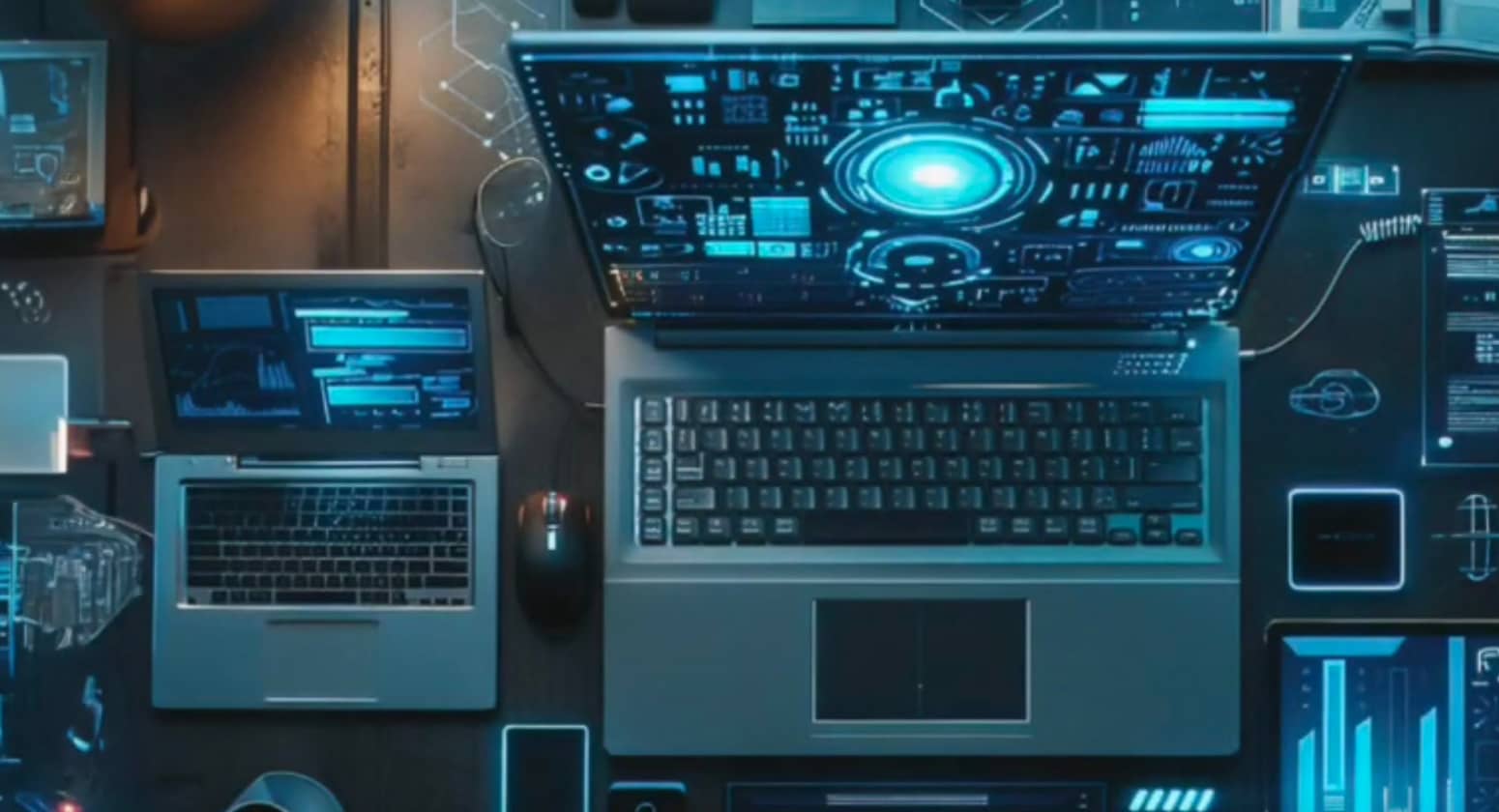 Futuristic laptops